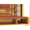 Thermaltake view 600 tg butter caramel big tower behuizing (geel | 2x usb-a | 1x usb-c | tempered glass)