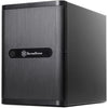 Silverstone sst-ds380b mini tower behuizing (zwart | 2x usb-a)