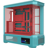 Thermaltake view 600 tg mint strawberry big tower behuizing (mint bes | 2x usb-a | 1x usb-c | tempered glass) - afbeelding 1