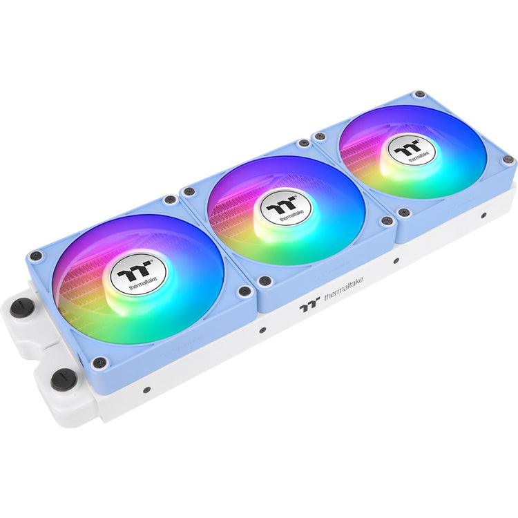 Thermaltake ct120 ex argb sync pc cooling fan hydrangea blue (3-fan pack) case fans (lichtblauw, 3 stuks, 120 x 120 x 25 mm, pwm)