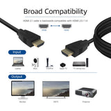 Act connectivity 1,5 meter hdmi 8k ultra high speed kabel v2.1 hdmi-a male - hdmi-a male (zwart) - afbeelding 3