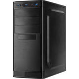 Inter-tech it- 5905 midi tower behuizing (zwart | 2x usb-a) - afbeelding 3