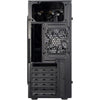 Inter-tech b-02 rgb midi tower behuizing (zwart | 3x usb-a | rgb | window)