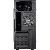 Inter-tech b-02 rgb midi tower behuizing (zwart | 3x usb-a | rgb | window) - afbeelding 4