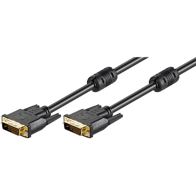 Goobay dvi-d kabel (zwart, 10 meter)