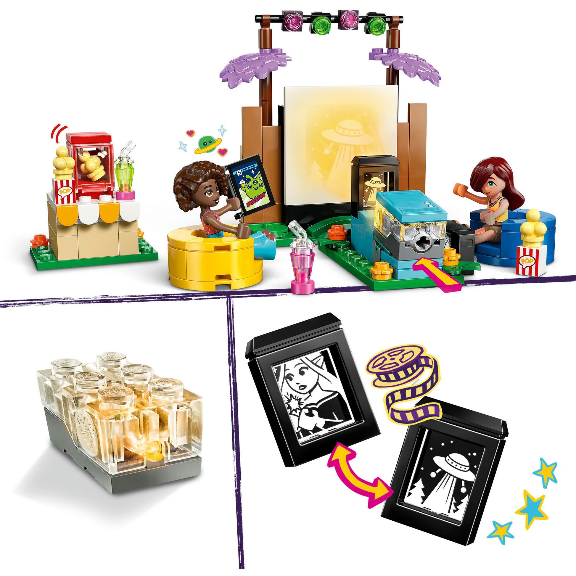 Lego friends - filmavond constructiespeelgoed (42642)
