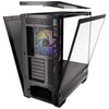 Antec c7 argb midi tower behuizing (zwart | 2x usb-a | 1x usb-c | tempered glass)