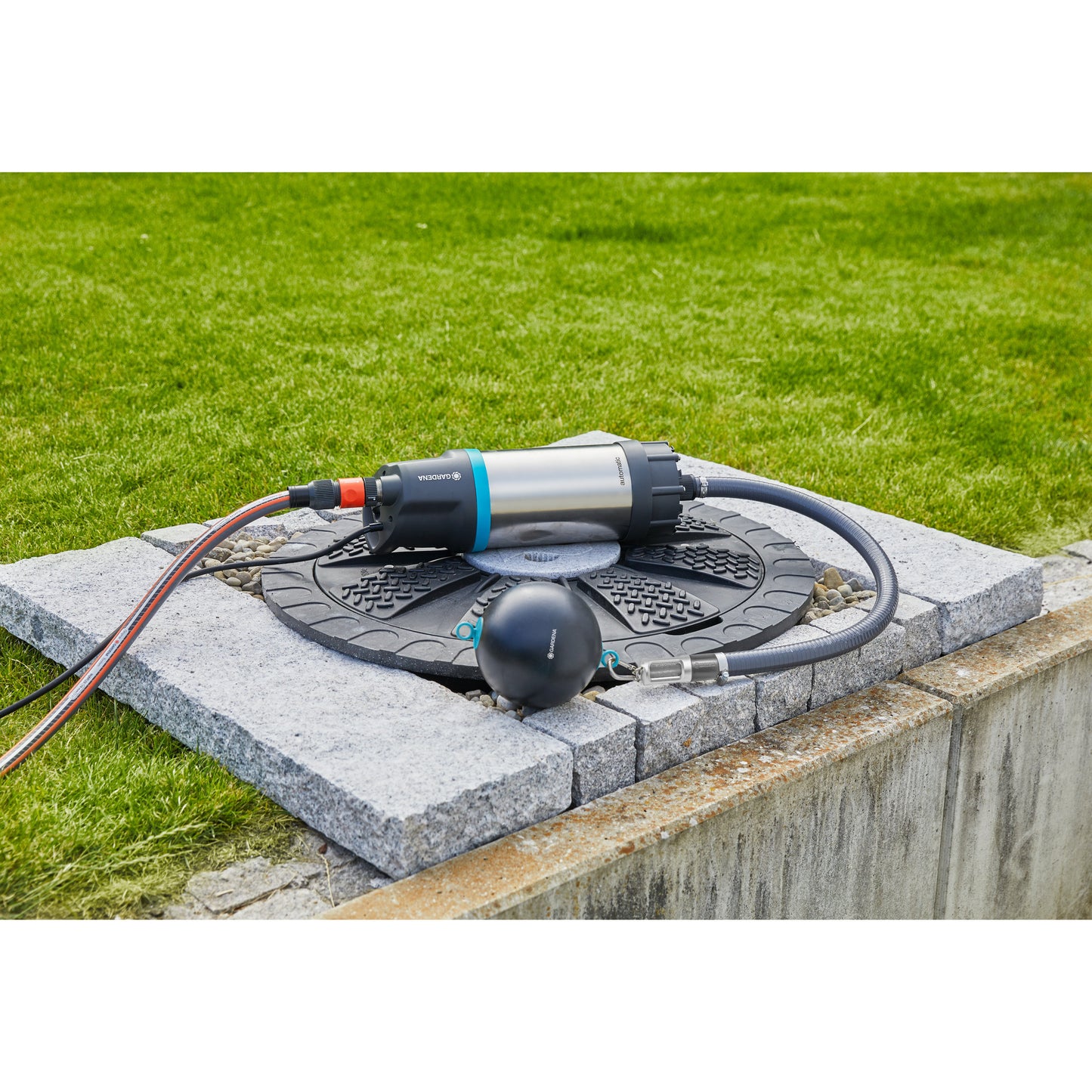 Gardena zuigfilterset met terugslagklep (grijs zilver)