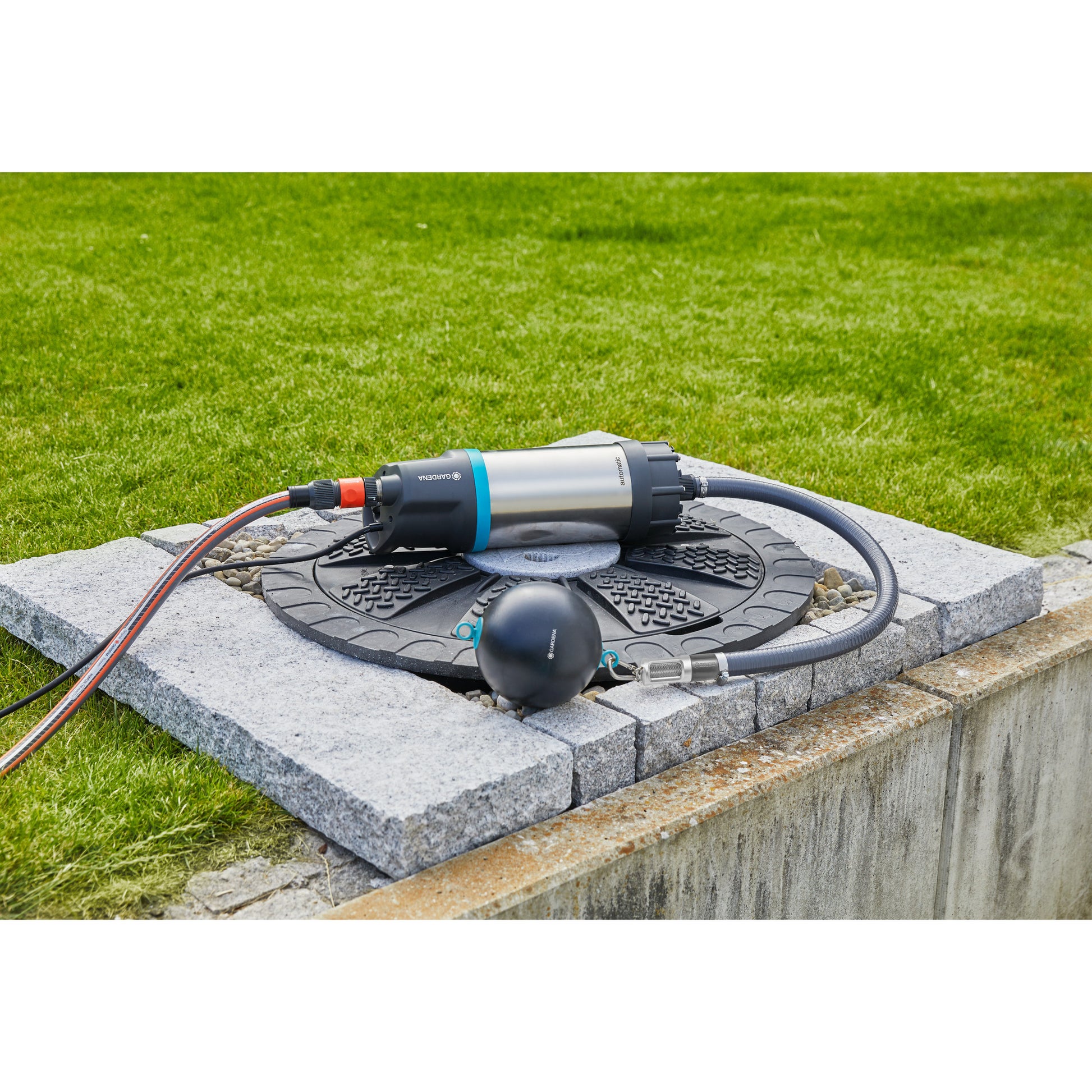 Gardena zuigfilterset met terugslagklep (grijs zilver)