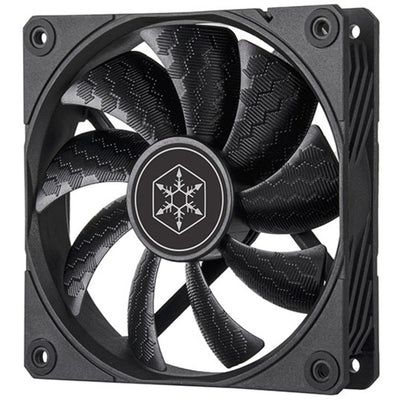 Silverstone shark force 120 case fan (zwart, 120 x 120 x 25 mm, pwm)