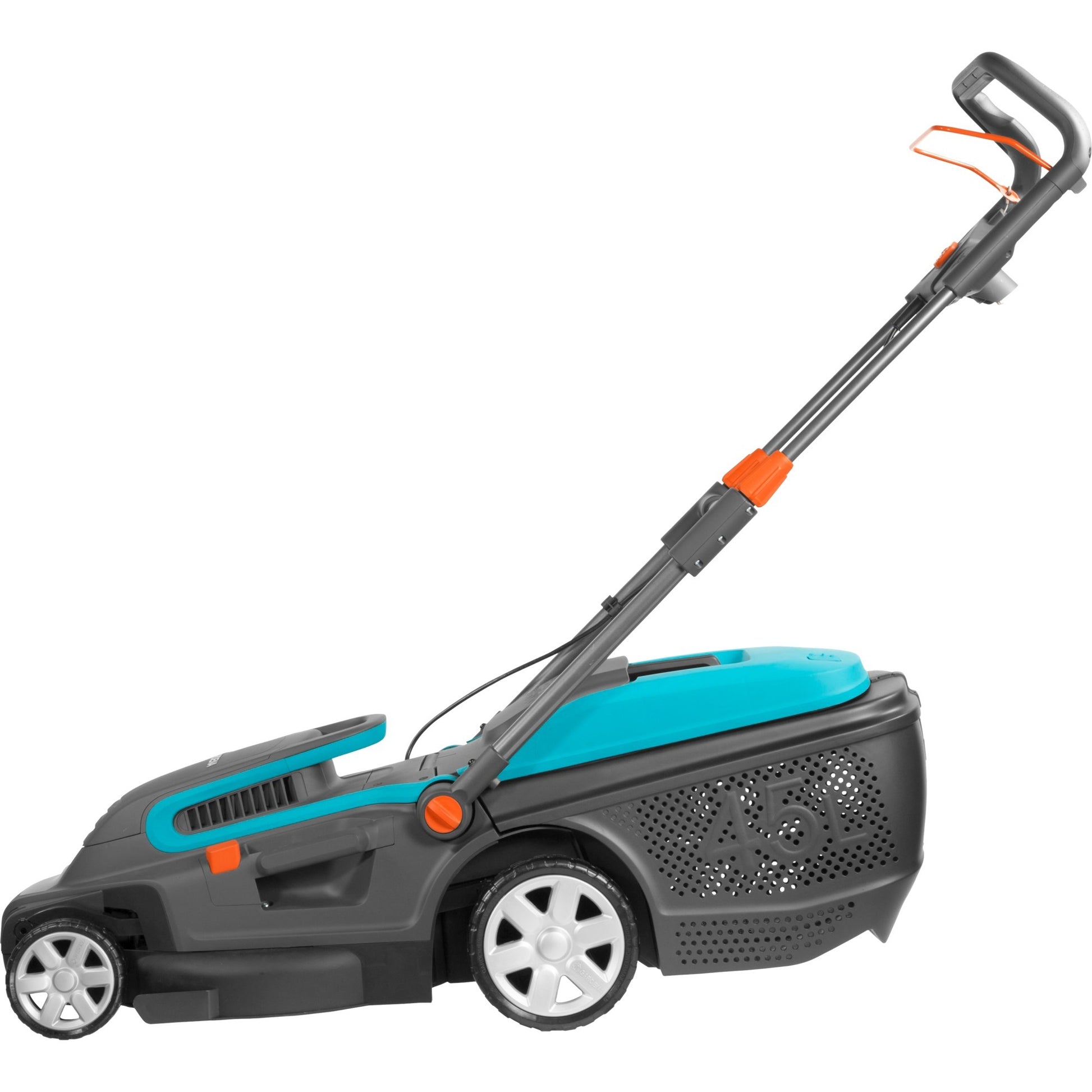 Gardena elektrische grasmaaier powermax 1800 42 (zwart turquoise, 5042-20)