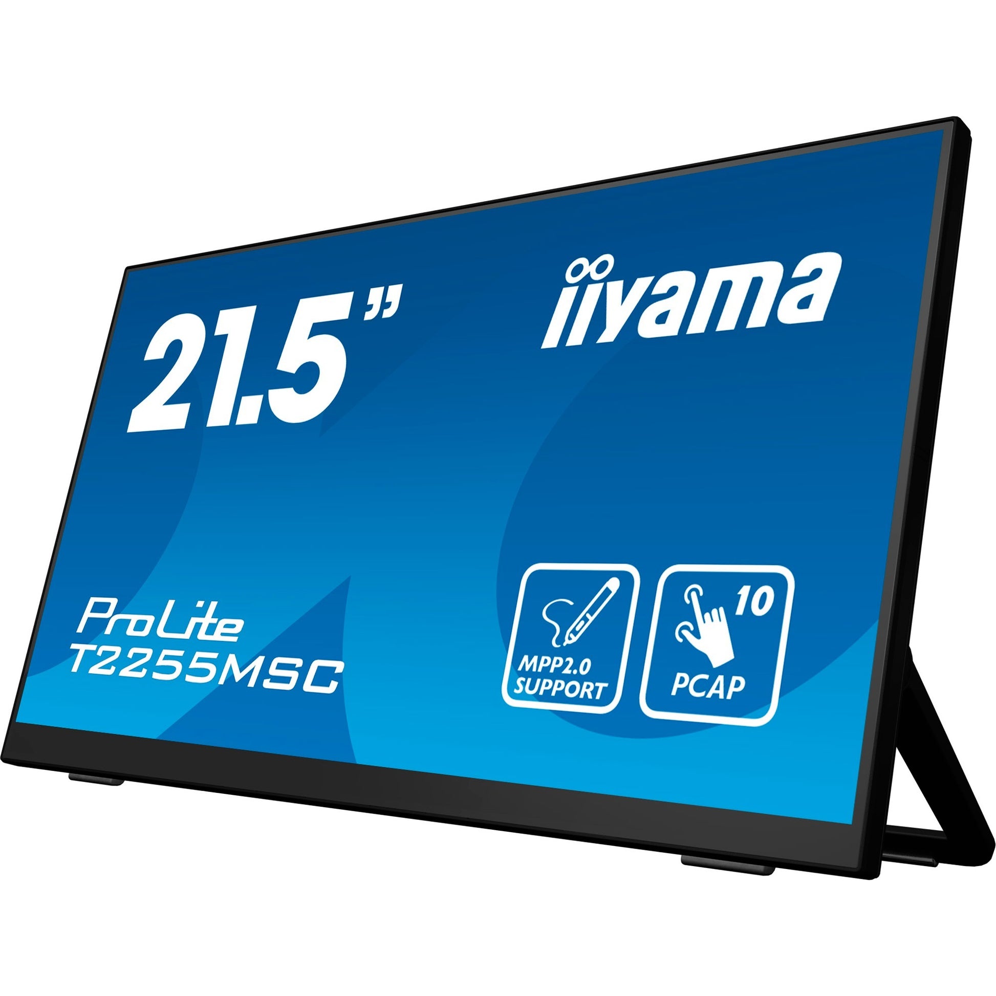 Iiyama prolite t2255msc-b1 21.5 monitor (zwart, hdmi, displayport, 2x usb-a)