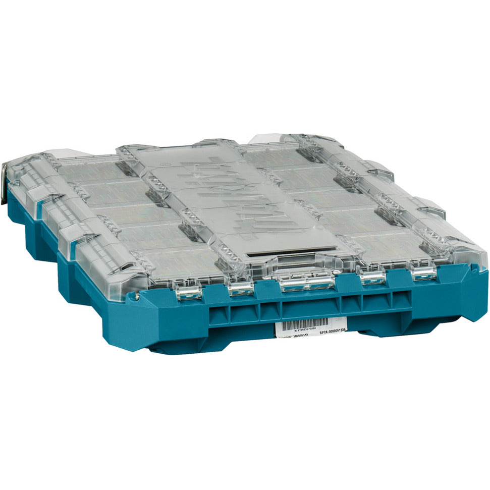 Makita maktrak organizer plat p-91051 gereedschapsbox (blauw zwart)