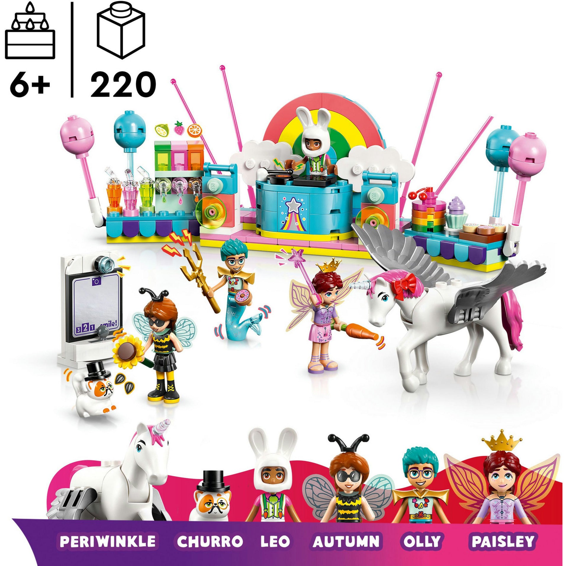 Lego ® friends verkleedfeestje met eenhoorn en fee - 42661
