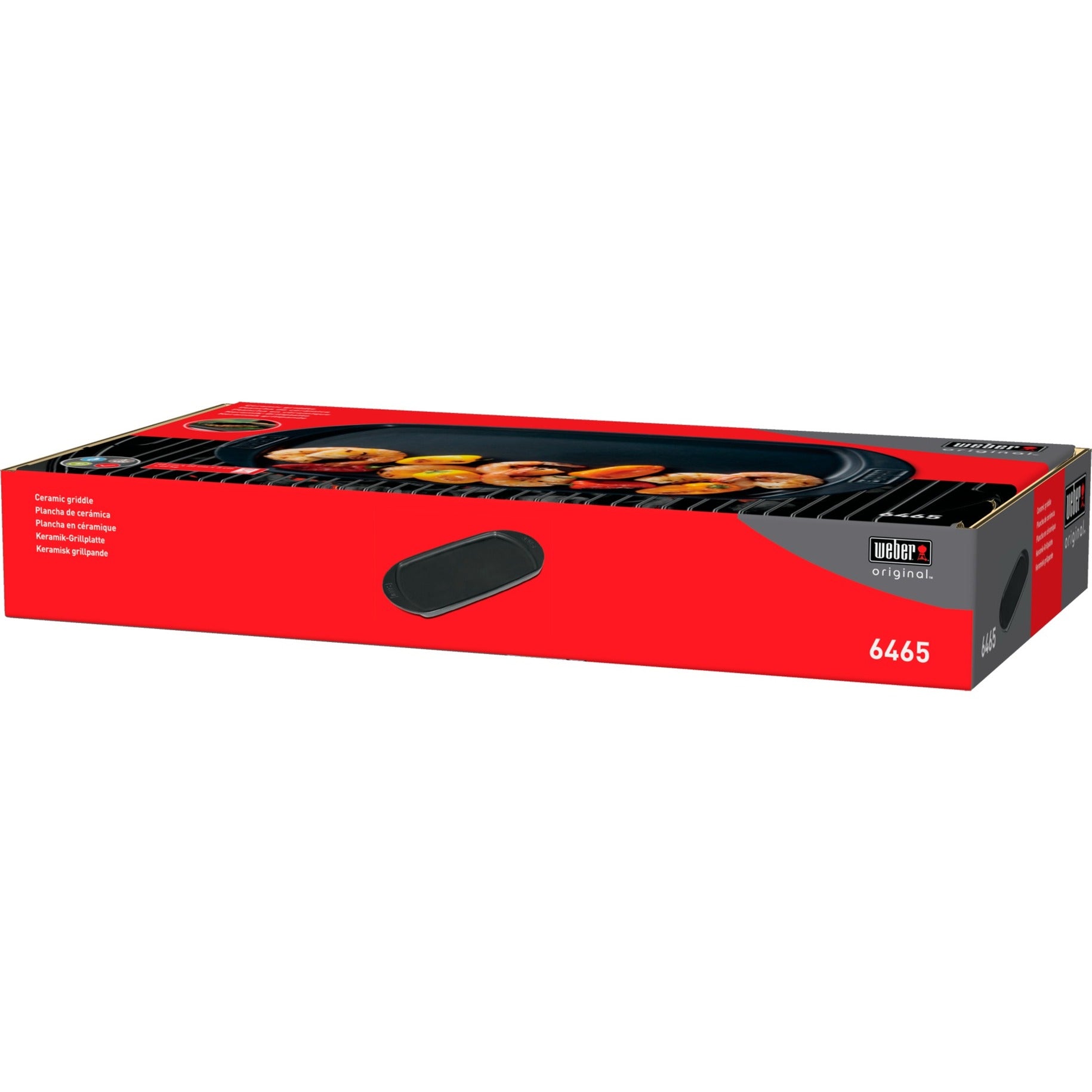 Weber bakplaat grillplaat (zwart, 40 x 22 cm)