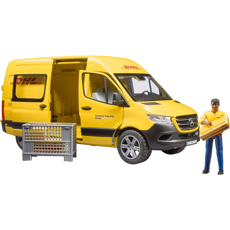 Bruder mb sprinter dhl met bestuurder modelvoertuig (02671)