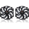 Noctua nf-a14x25r g2 pwm sx2-pp chromax.black case fans (zwart, 2 stuks, 140 x 140 x 25 mm)