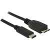 Delock usb-c 3.1 > usb 3.1 micro-usb adapter (zwart, 0,5 meter, usb 3.1 gen 2)