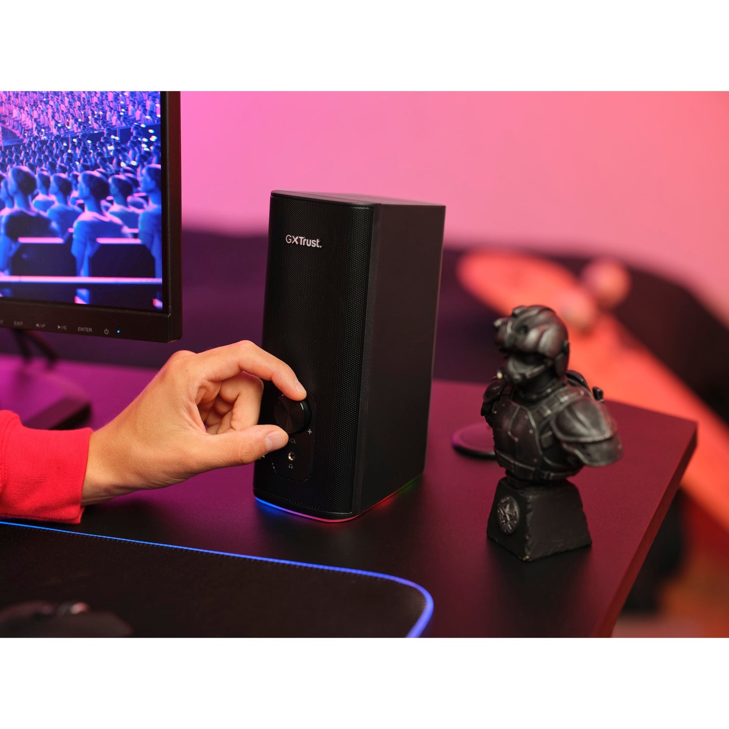 Trust gxt 612 cetic pc-luidspreker (zwart, bluetooth, rgb)