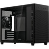 Asus prime ap201 mini tower behuizing (zwart | 2x usb-a | 1x usb-c | tempered glass)