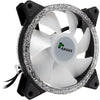 Inter-tech argus rs-07 rgb set120x120x25 case fans (zwart, 3 stuks, 120 x 120 x 25 mm, pwm)