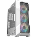 Cooler master masterbox td500 mesh v2 midi tower behuizing (wit | 2x usb-a | 1x usb-c | rgb | tempered glass) - afbeelding 1