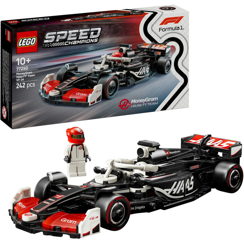 Lego speed champions 77250 moneygram haas f1 team vf-24 racewagen