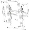 Neomounts select wl35s-850bl14 tv wandsteun bevestiging (zwart)