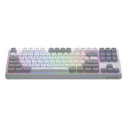 Hator rockfall 3 tkl wireless rgb mechanisch gaming toetsenbord (wit, us lay-out (qwerty), hator aurum orange, 80% (tkl), rgb, pbt keycaps, hotswap, 2.4 ghz bluetooth usb-c) - afbeelding 6