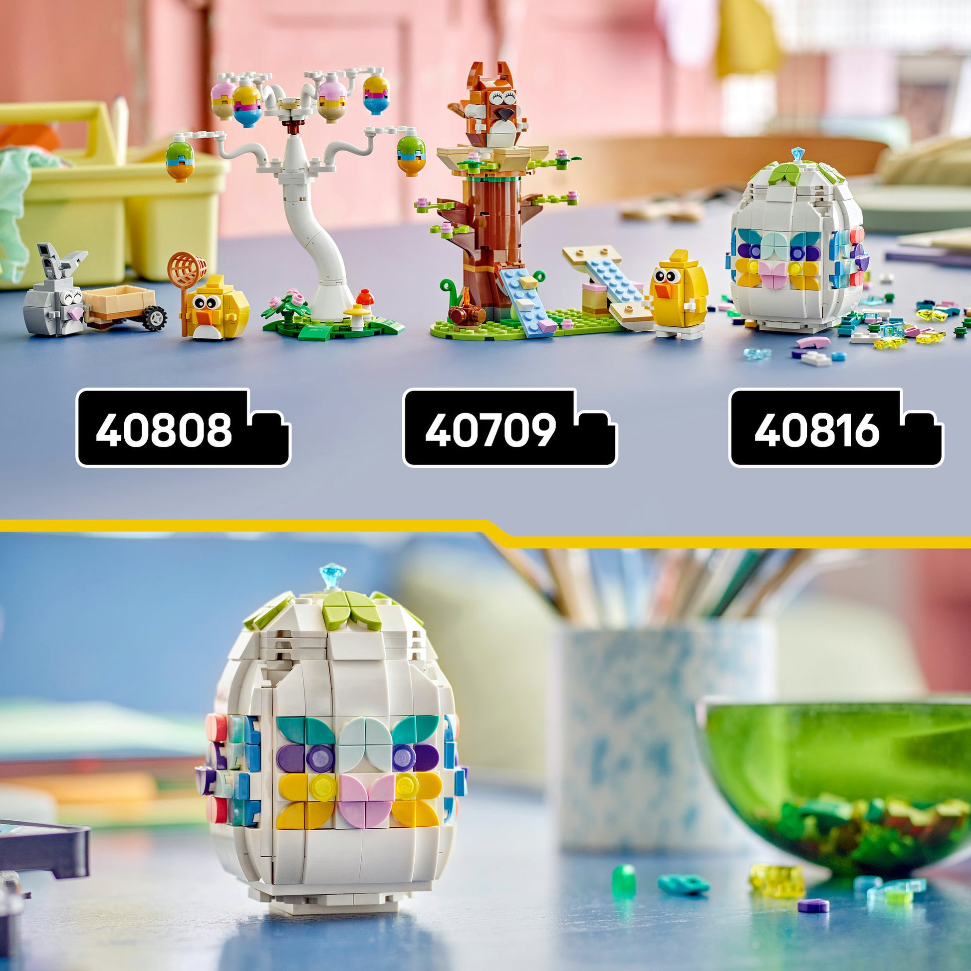 Lego paasei versieren constructiespeelgoed (40816)