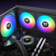 Thermaltake ct120 ex argb sync pc cooling fan (3-fan pack) case fans (zwart, 3 stuks, 120 x 120 x 25 mm, pwm) - afbeelding 5