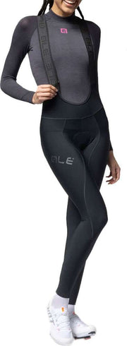 Alé winter - women's bib shorts with pad - afbeelding 1