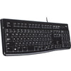 Logitech keyboard k120 for business (zwart, eu lay-out (qwerty), rubberdome, 100%)