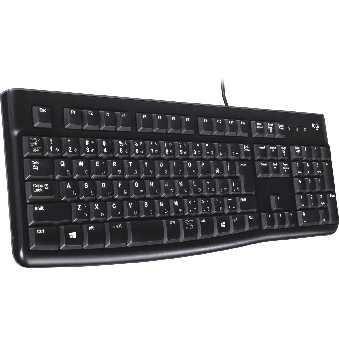 Logitech keyboard k120 for business (zwart, eu lay-out (qwerty), rubberdome, 100%)
