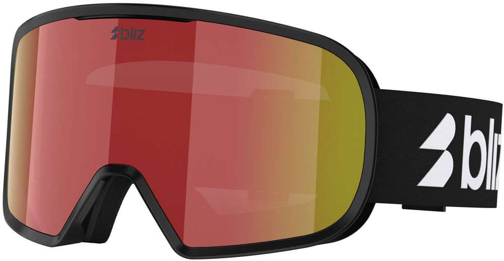 Bliz g002 brown w red multi - ski goggle