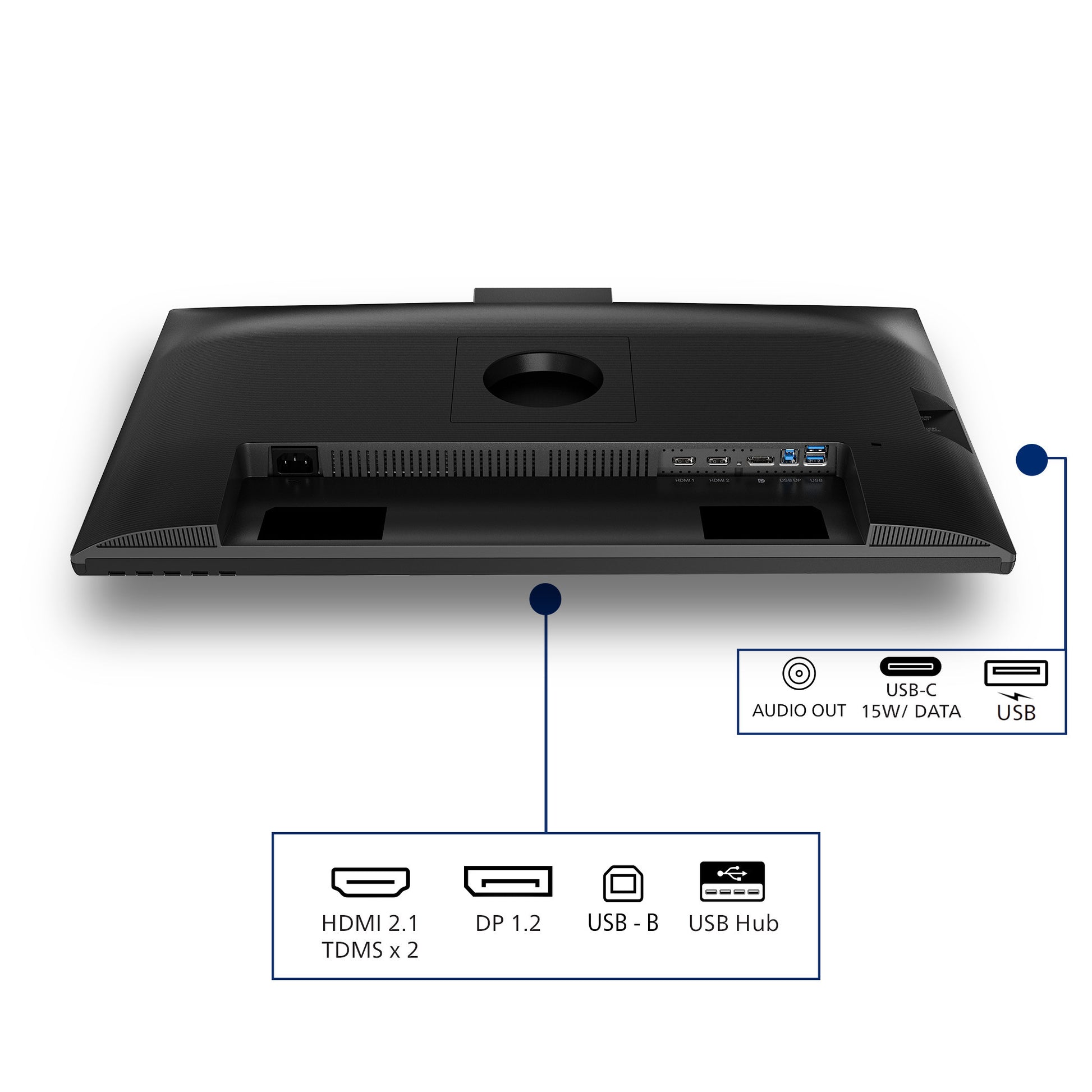 Philips 27b2n3500jh 00 27 monitor (zwart, hdmi, displayport, usb-c, webcam, 120 hz)