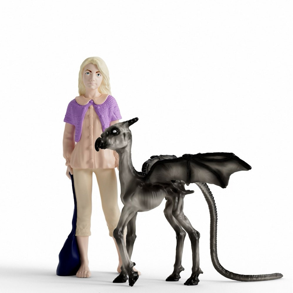 Schleich wizarding world - luna lovegood™ en terzieler - luna lovegood™ baby thestral - harry potter - 42636