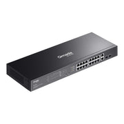 Tp-link omada es220gmp 20-poort gigabit easy managed switch (zwart, 16x poe+, 2x gigabit sfp) - afbeelding 3