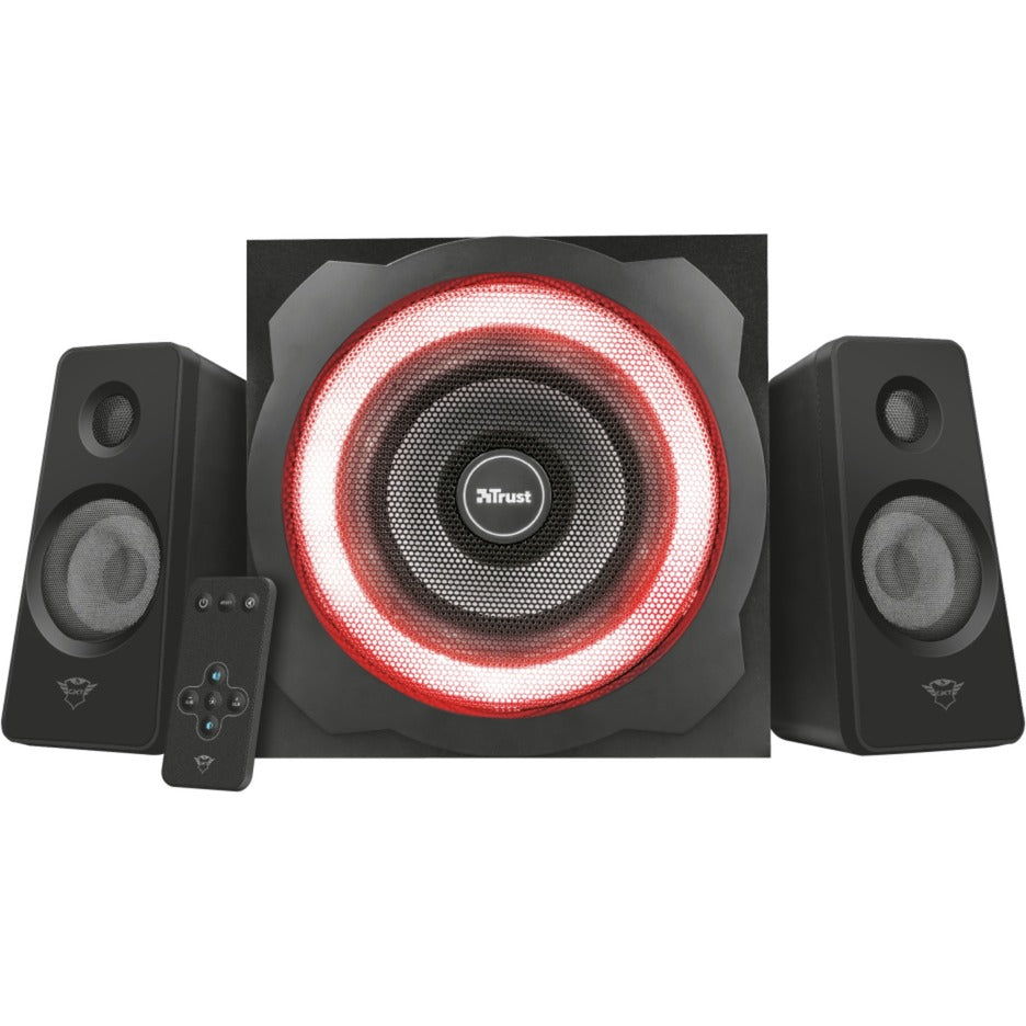 Trust gxt 629 tytan rgb illuminated 2.1 speaker set pc-luidspreker (zwart)