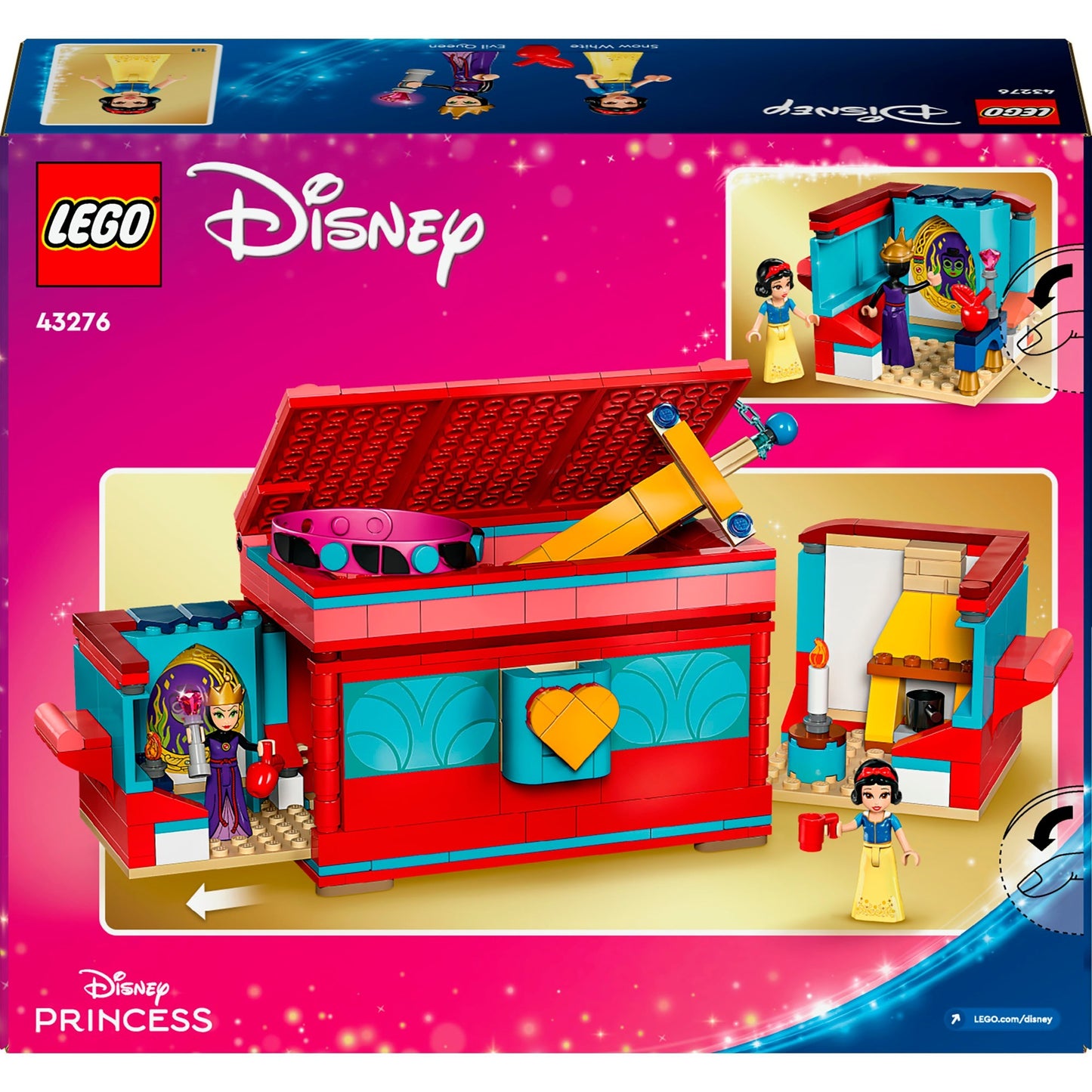 Lego 43276 disney princess snow white jewelry box