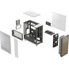 Fractal design north midi tower behuizing (wit houtkleur | 2x usb-a | 1x usb-c)