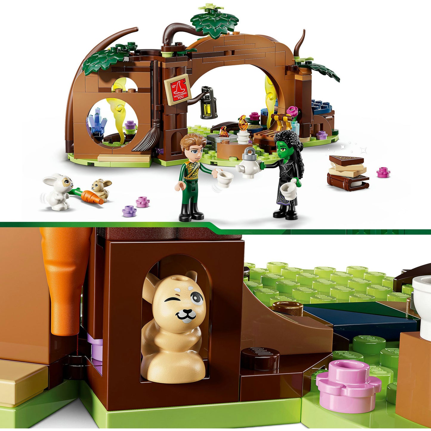 Lego ® wicked elphaba's schuilhut bouwset voor kinderen - 75687
