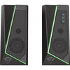 Trust gxt 609 zoxa rgb-verlichte speakerset pc-luidspreker (zwart, rgb led)