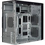 Inter-tech it-6502 romea mini tower behuizing (zwart | 2x usb-a) - afbeelding 6