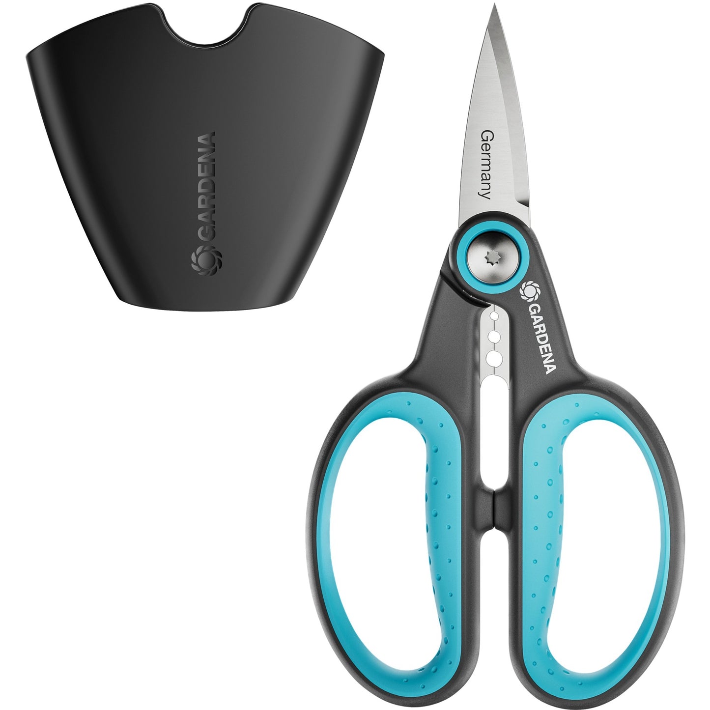 Gardena herbcut set snoeischaar (grijs turquoise)