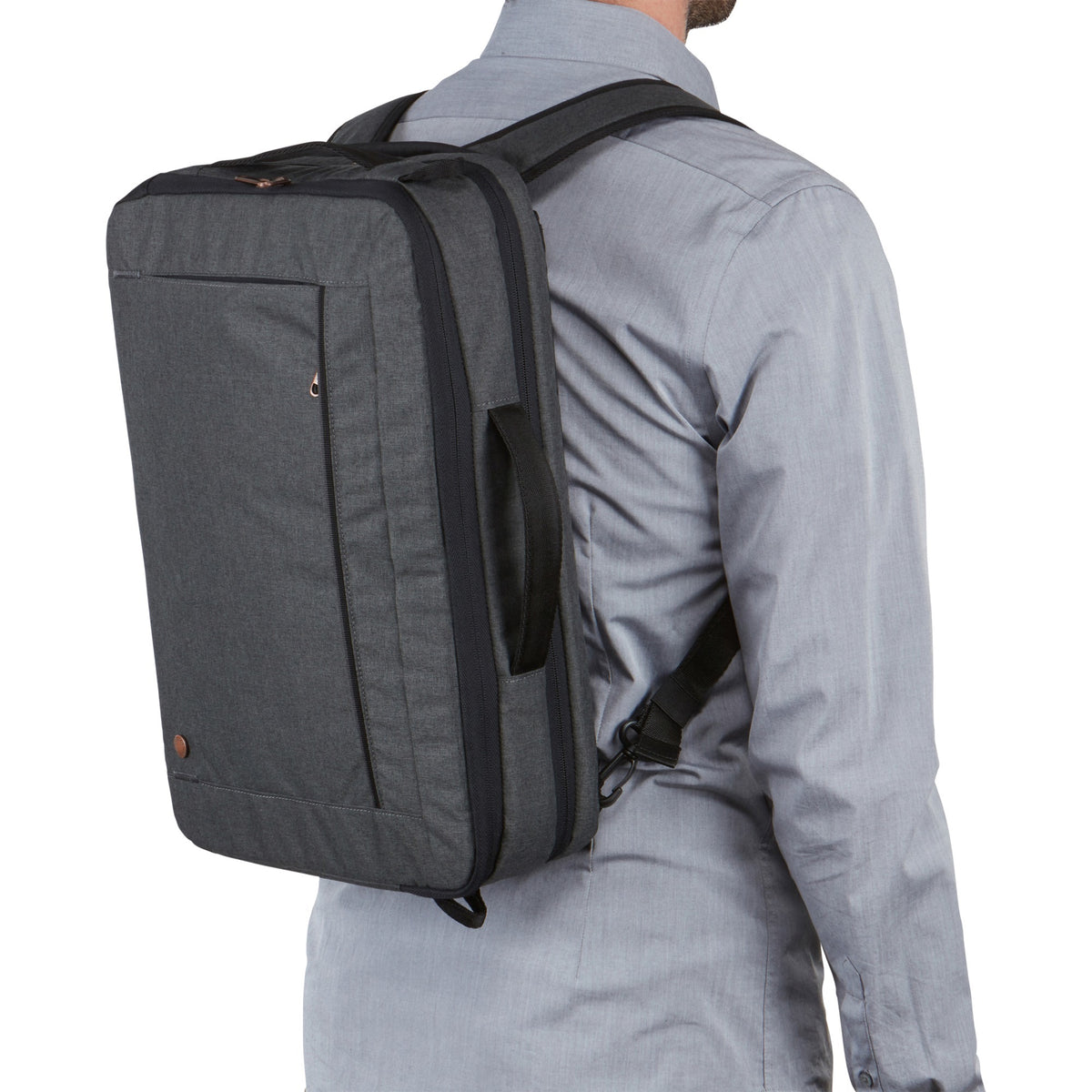 Case logic era 15.6 hybrid briefcase eracv-116-obsidian laptoptas (donkergrijs)
