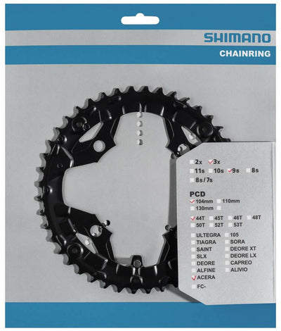 Shimano Kettingblad Acera FC-T3010 9 speed 44 tands voor kettingbeschermer zwart