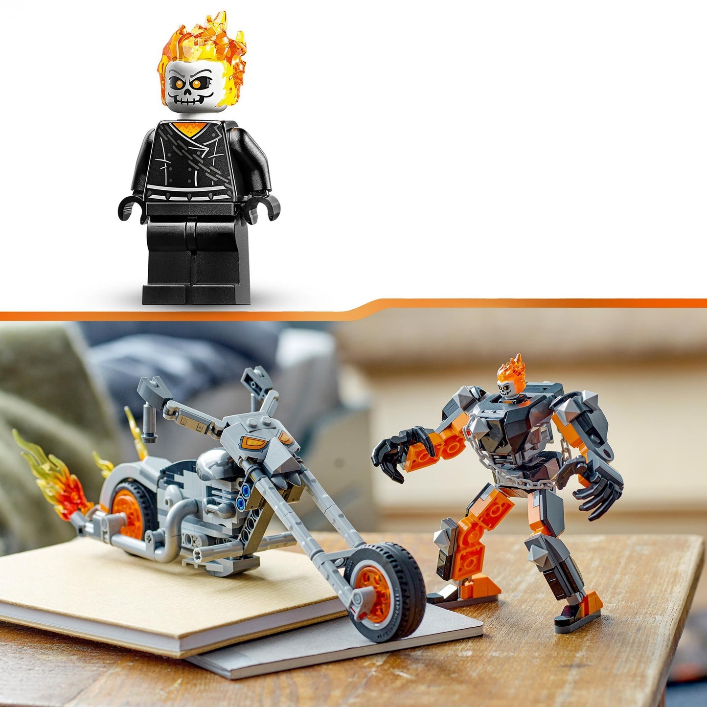 Lego marvel - ghost rider mech motor constructiespeelgoed (76245)