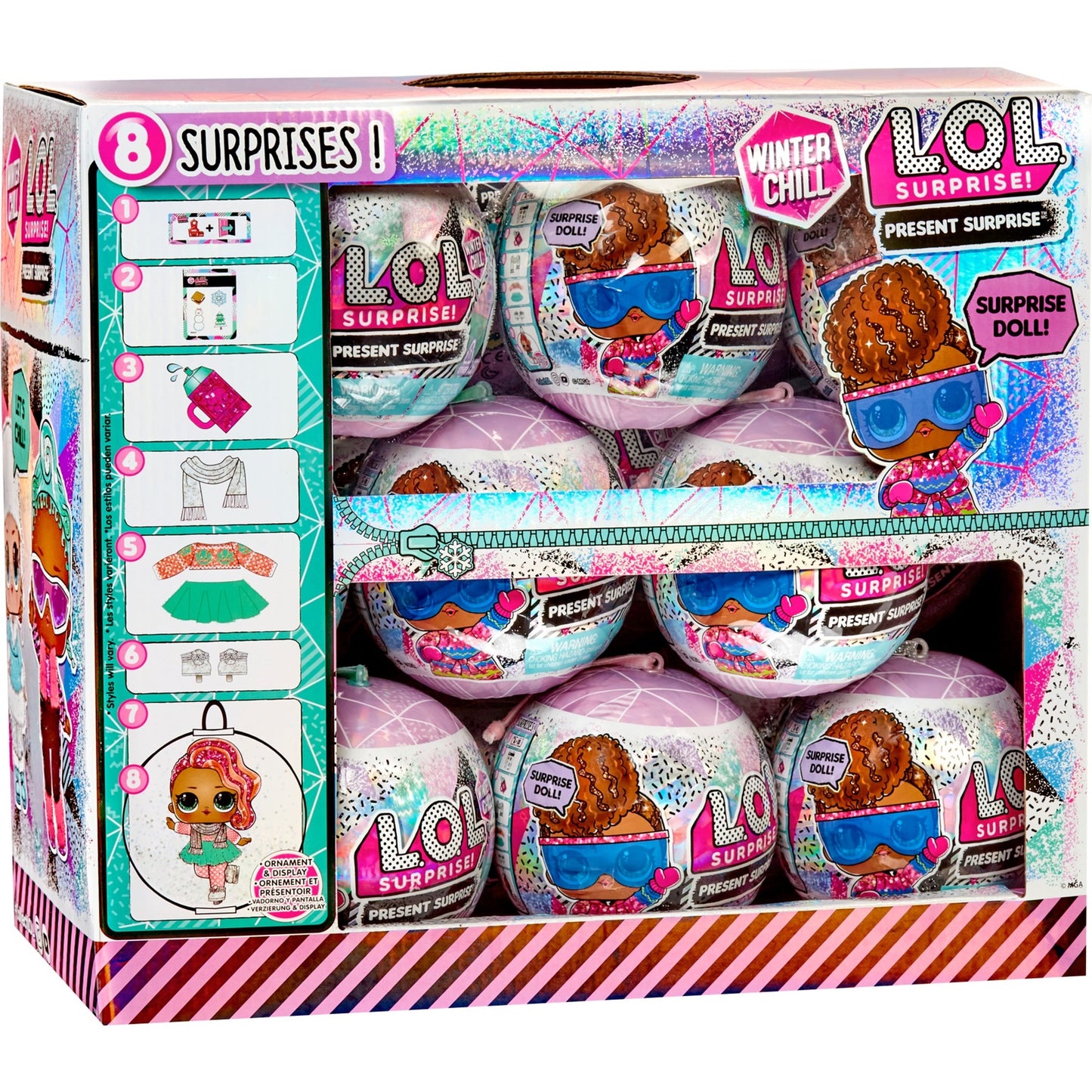 Mga entertainment l.o.l. surprise! present surpise winter chill pop