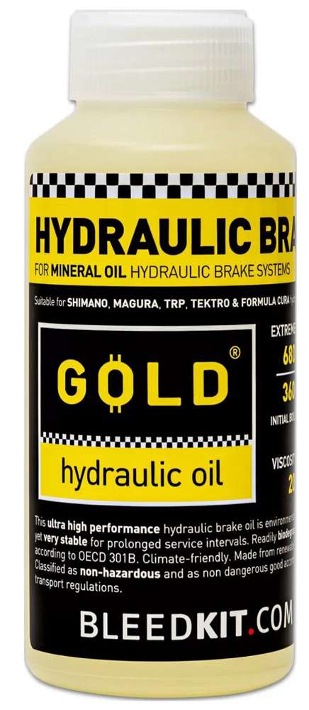 Bleedkit mineral brake fluid gold
